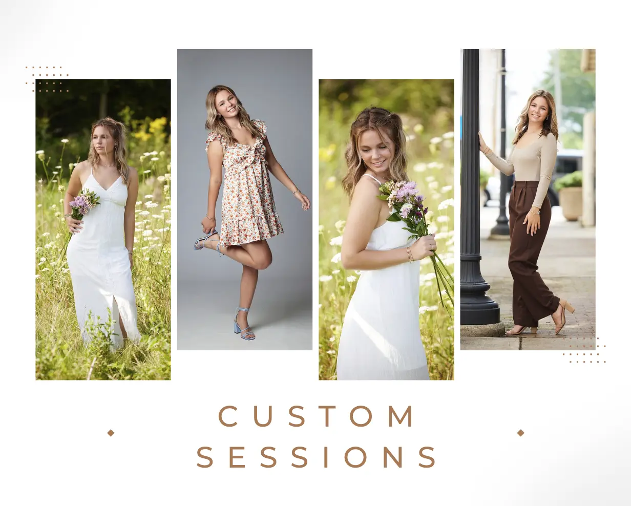 custom senior sessions Senior portraits showcasing personality and style, custom senior sessions by Keepsake Portraits.